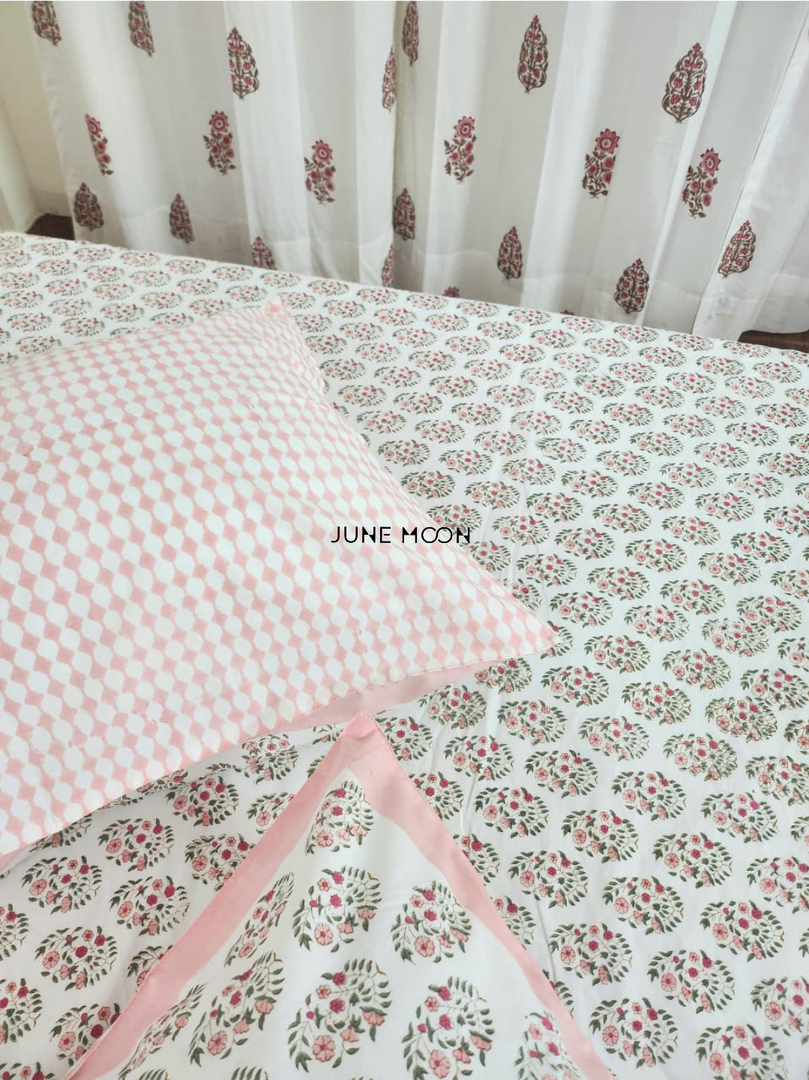Nikhaar - Block Printed Bedsheet Set