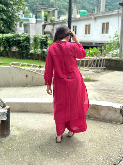 Molly Kurta Set - Linen Blend