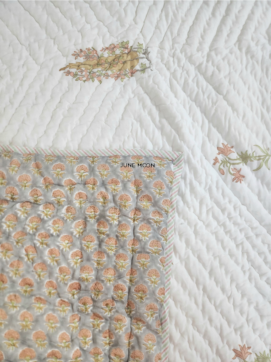 Mandarin Garden - Set of Quilt &amp; Bedsheet