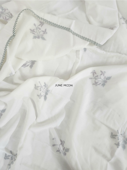 Mallika - Block Printed Muslin Dohar