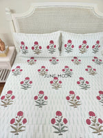 Load image into Gallery viewer, Kusum - Block Printed Bedsheet Set
