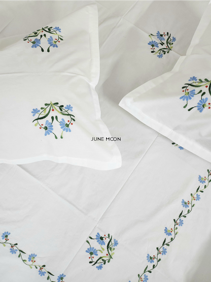 Emma - Embroidered Bedsheet Set