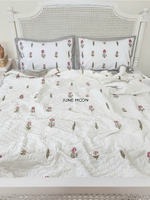 Load image into Gallery viewer, For Your Eyes - Block Printed Muslin Quilt
