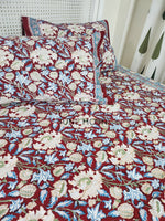 Load image into Gallery viewer, Bindiya - Block Printed Bedsheet Set
