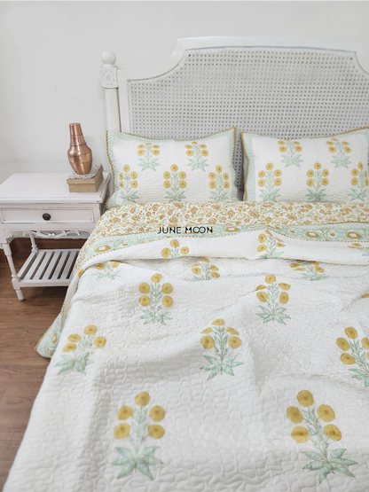 Meethi Dhoop - Quilted Bedcover Set