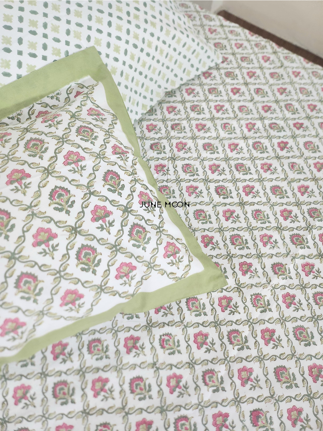 Manmohini - Block Printed Bedsheet Set