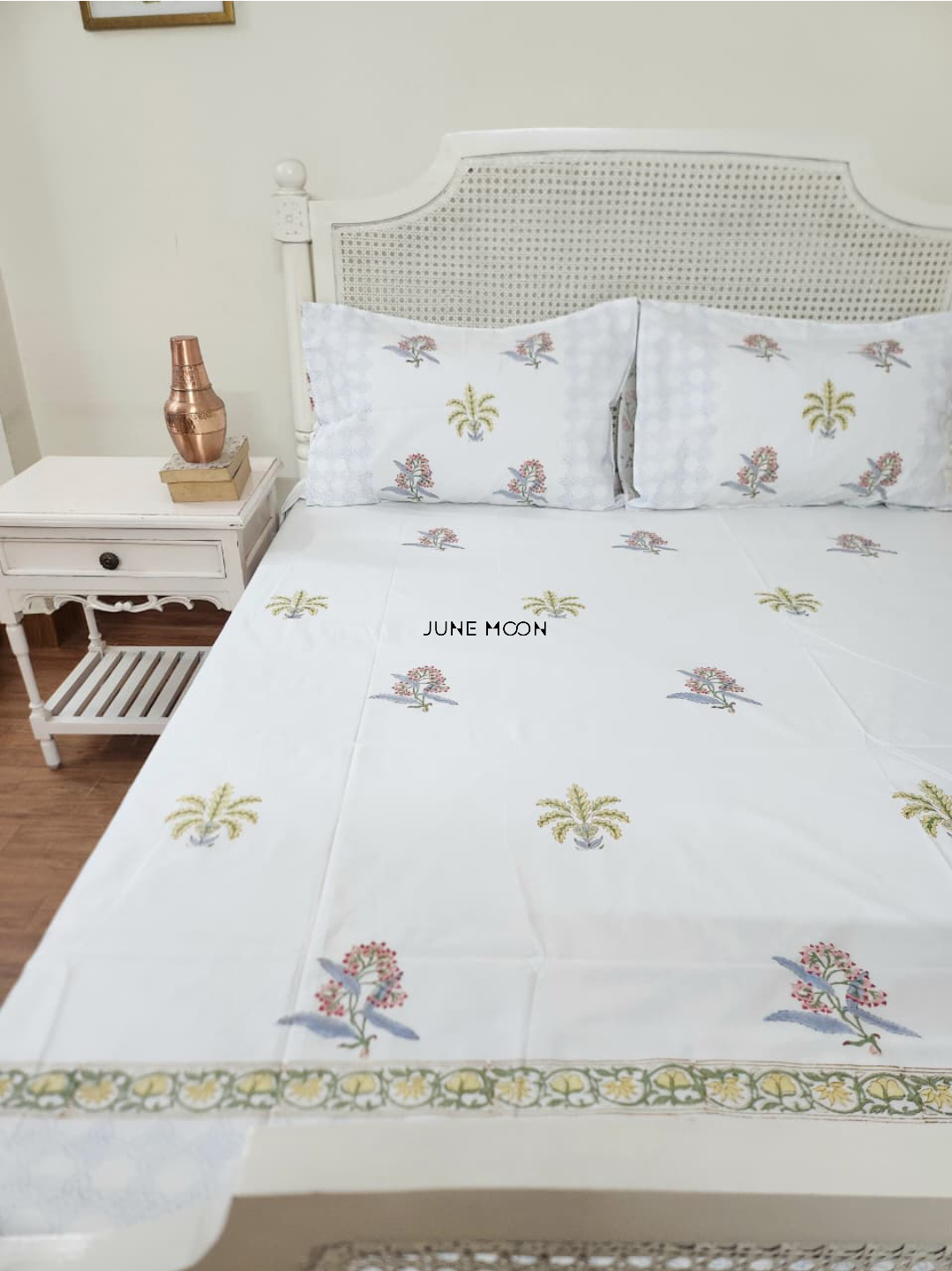 Noor - Block Printed Bedsheet Set