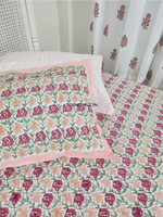 Load image into Gallery viewer, Roseate - Block Printed Bedsheet Set
