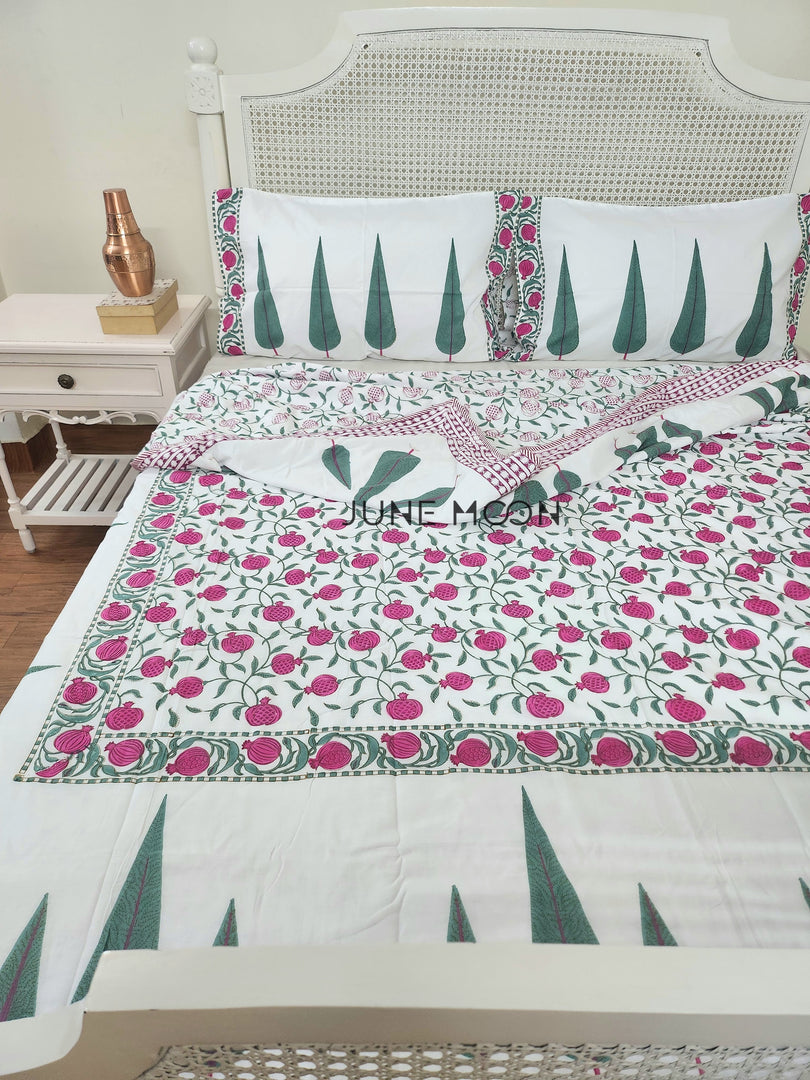 Kudrat - Block Printed Muslin Dohar
