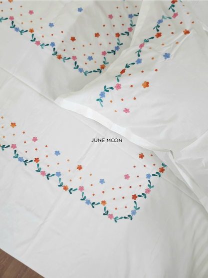 Amberly - Embroidered Bedsheet Set