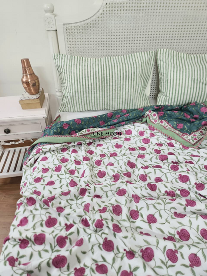Kudrat - Block Printed Muslin Dohar