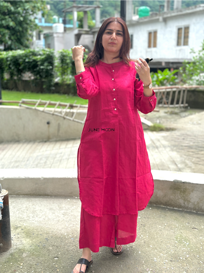 Molly Kurta Set - Linen Blend
