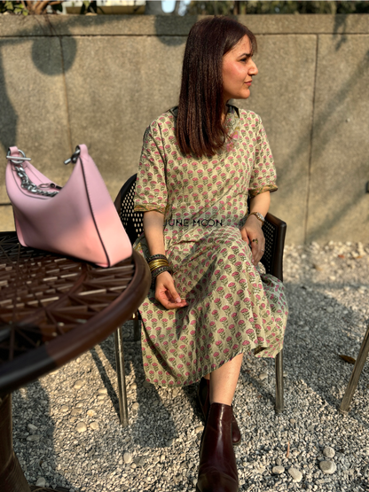 Blair - Block Printed Dress