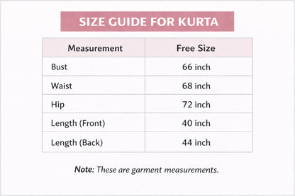 Inner Glow - Boxy Fit High Low Lined Kurta Set (Kurta &amp; Pants)