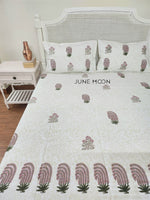Load image into Gallery viewer, Maahru - Block Printed Bedsheet Set
