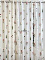 Load image into Gallery viewer, Summer Rouge - Block Printed Curtains
