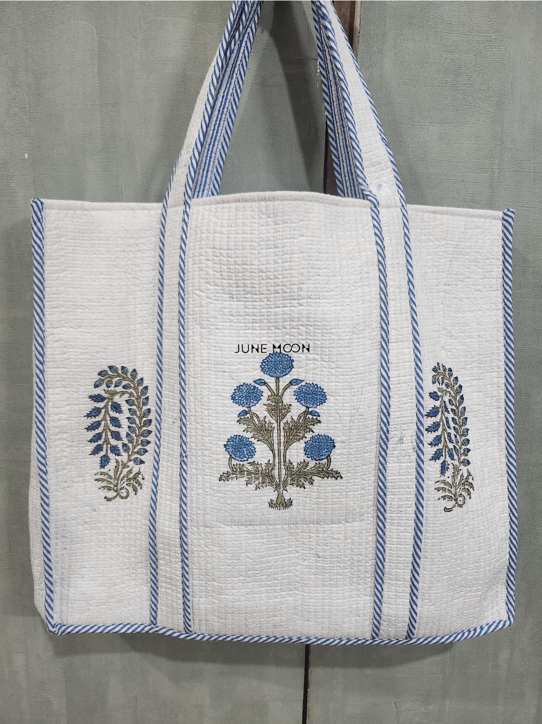 Roza - Block Printed Tote Bag