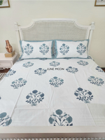 Load image into Gallery viewer, Vasundhara - Block Printed Bedsheet Set