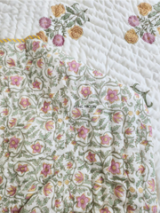 Sunehri Dhoop - Block Printed Muslin Quilt