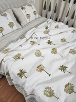 Load image into Gallery viewer, Sultry Greens - Quilted Bedcover Set
