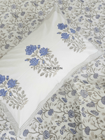 Load image into Gallery viewer, Willow Bank - Block Printed Bedsheet Set
