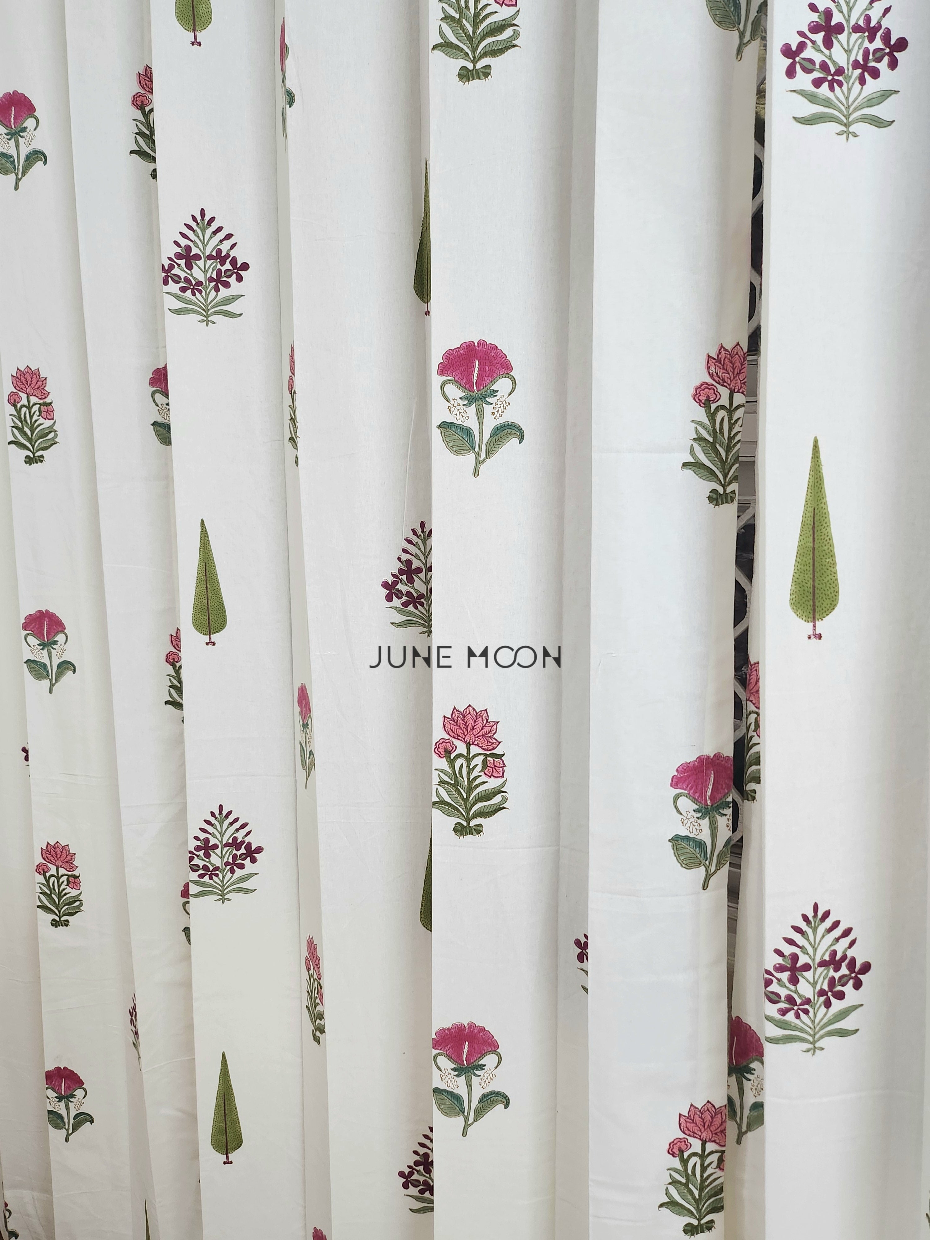 French Garden - Block Printed Curtains