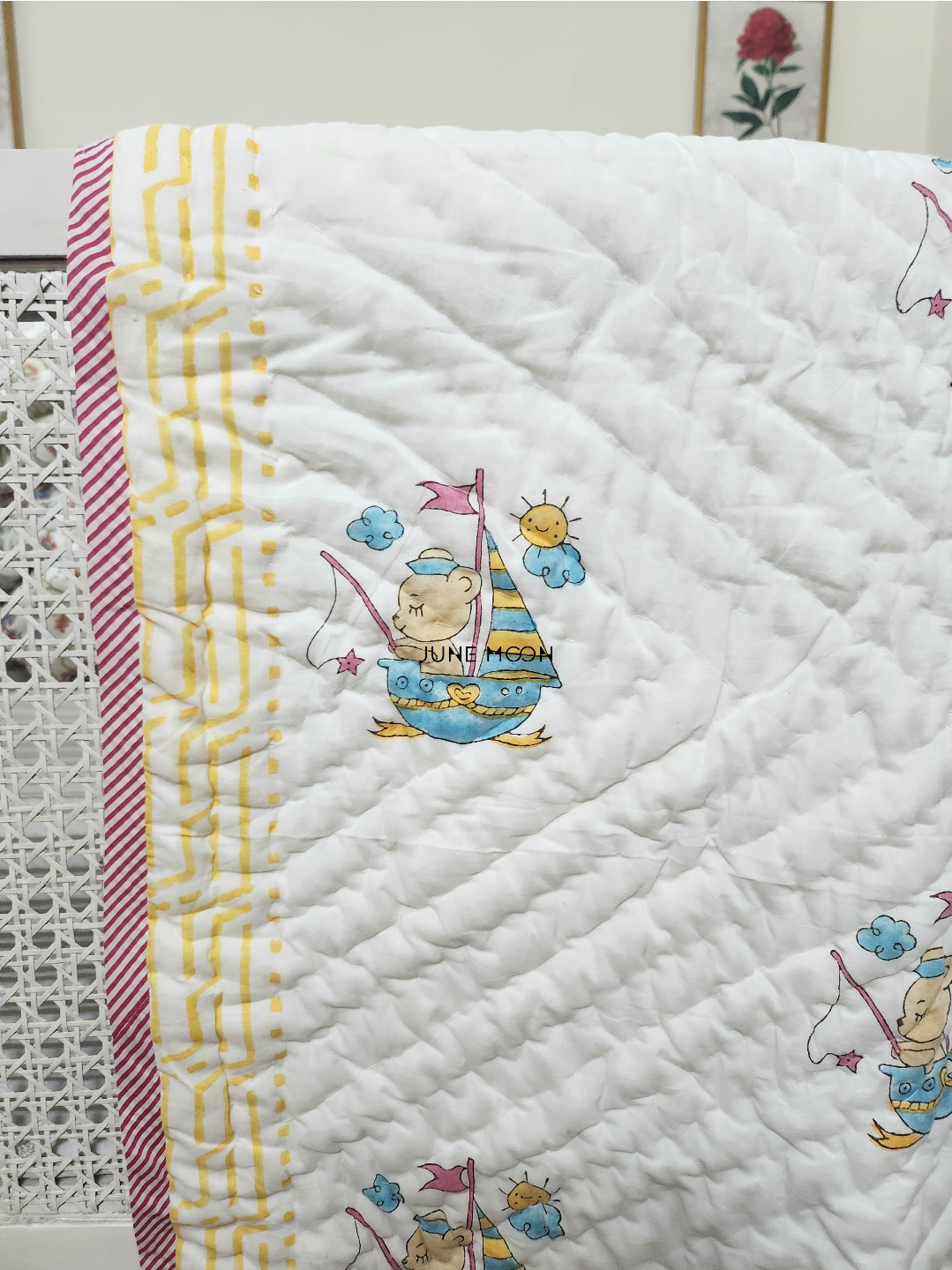 River &amp; Sun - Baby Quilt