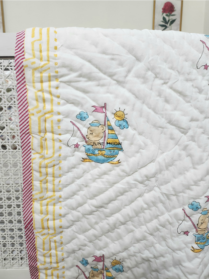River &amp; Sun - Baby Quilt