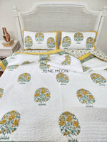 Load image into Gallery viewer, Golden Sand - Quilted Bedcover Set
