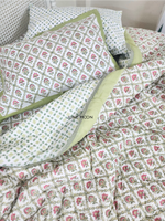 Load image into Gallery viewer, Manmohini - Set of Quilt &amp; Bedsheet