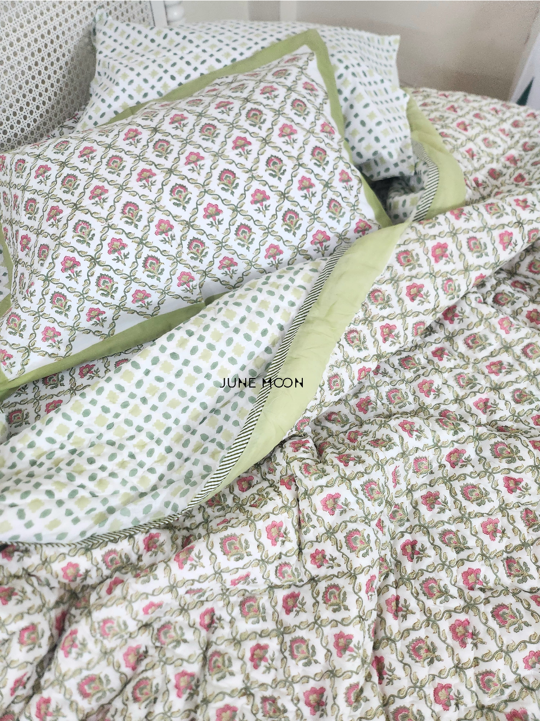 Manmohini - Block Printed Muslin Quilt