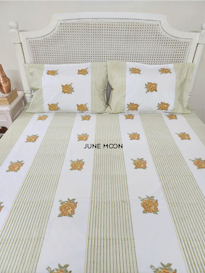 Women of Spring - Block Printed Bedsheet Set