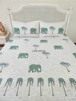 Load image into Gallery viewer, Uphaar - Block Printed Bedsheet Set (Thick Cotton)
