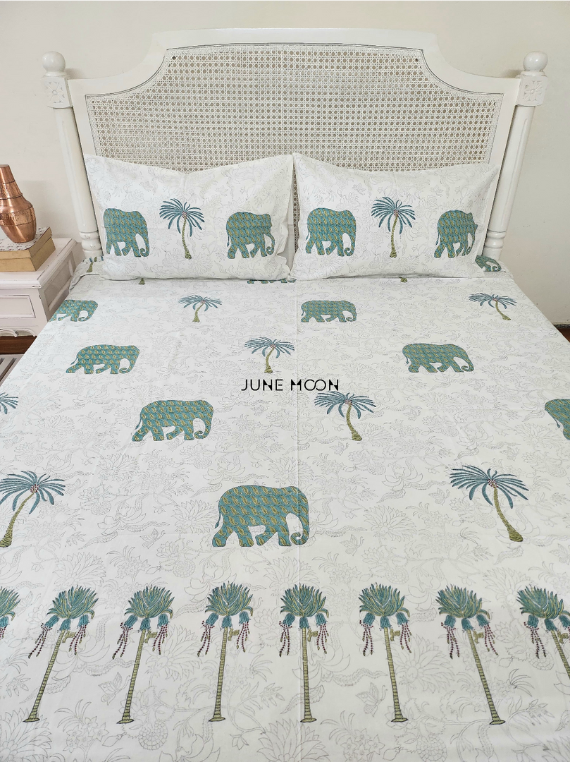 Uphaar - Block Printed Bedsheet Set (Thick Cotton)