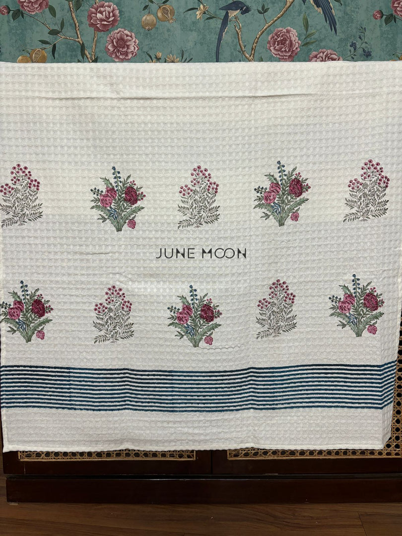 Firdaus - Block Printed Bath Towel