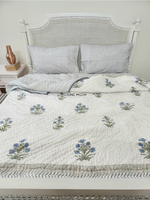 Load image into Gallery viewer, Welcome To Jodhpur - Block Printed Muslin Quilt