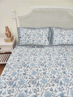 Load image into Gallery viewer, Nehar - Block Printed Bedsheet Set

