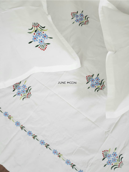 Edith - Embroidered Bedsheet Set