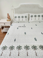 Load image into Gallery viewer, Uphaar - Block Printed Bedsheet Set (Thick Cotton)
