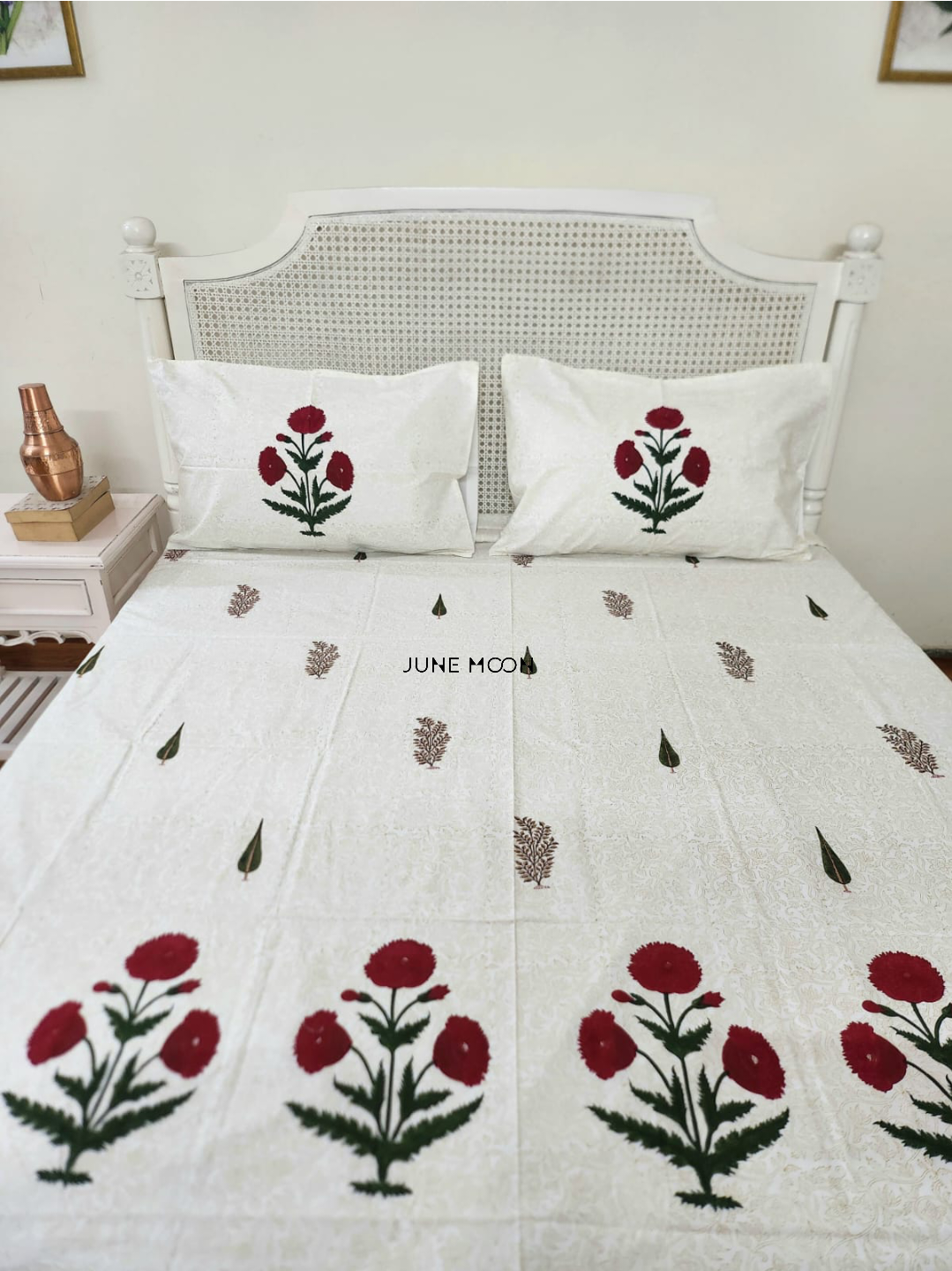 Mehreen - Block Printed Bedsheet Set