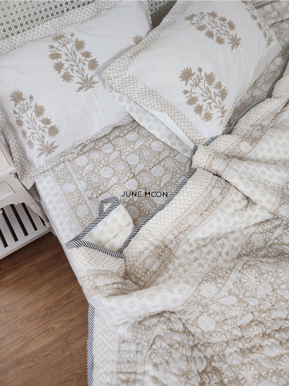 Saundh - Block Printed Muslin Quilt