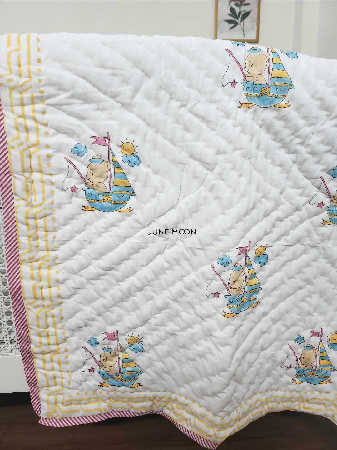 River &amp; Sun - Baby Quilt