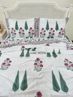 Load image into Gallery viewer, Rose Blush - Block Printed Muslin Dohar
