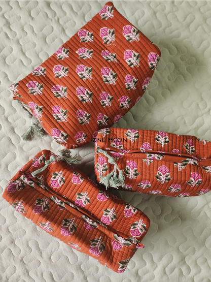 Naveli - Set of 3 Cosmetic Bags