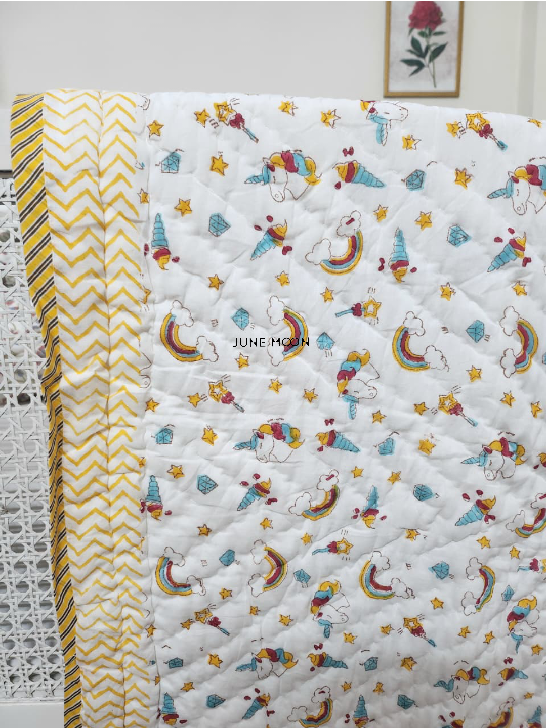 Rainbow World - Baby Quilt