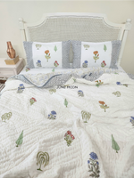 Load image into Gallery viewer, Core Hues - Set of Quilt &amp; Bedsheet
