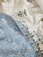 Load image into Gallery viewer, Chandni Bagh - Block Printed Muslin Quilt (108*108 Inch)
