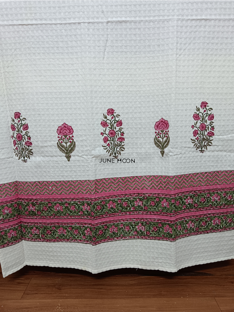 Firdaus - Block Printed Bath Towel