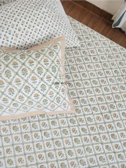 Albeli - Block Printed Bedsheet Set