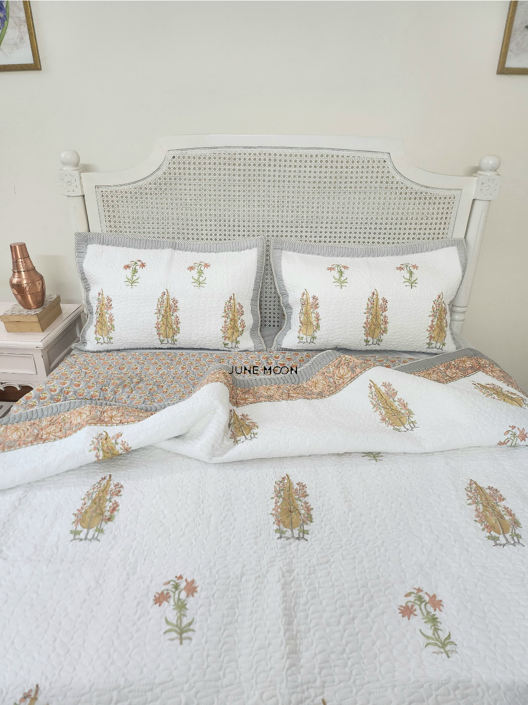 Mandarin Garden - Quilted Bedcover Set